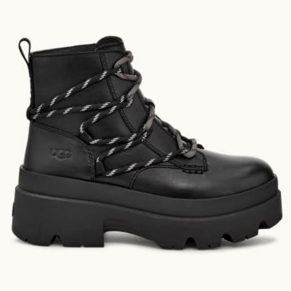 UGG Shoes - UGG Women's 9 Brisbane Lace-Up Boot Black